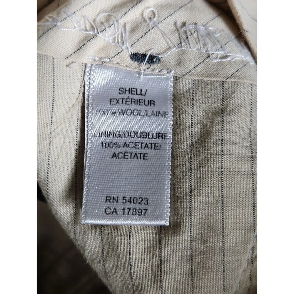 Banana Republic Pants Mens 31x32 Gray Solid Tailored Slim Flat Front 100% Wool